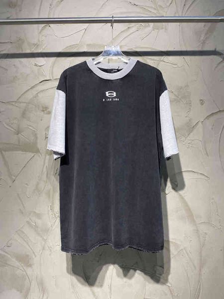 men's t-shirts high version luxury fashion paris b light gray color matching sleeve heavy industry washing men's and women's, White;black
men's t-shirts high version luxury fashion paris b light gray color matching sleeve heavy industry washing men's and women's, White;black