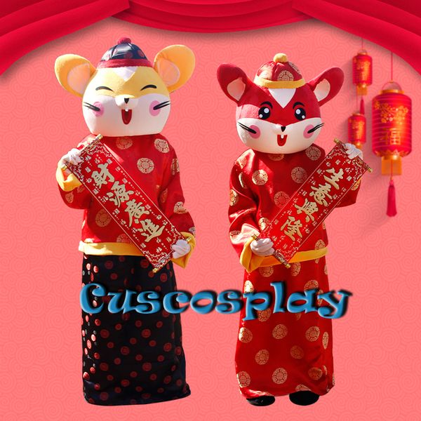 mascot doll costume new year mouse cartoon mascot costume red fancy carnival dress animal mascot apparel, Red;yellow
mascot doll costume new year mouse cartoon mascot costume red fancy carnival dress animal mascot apparel, Red;yellow