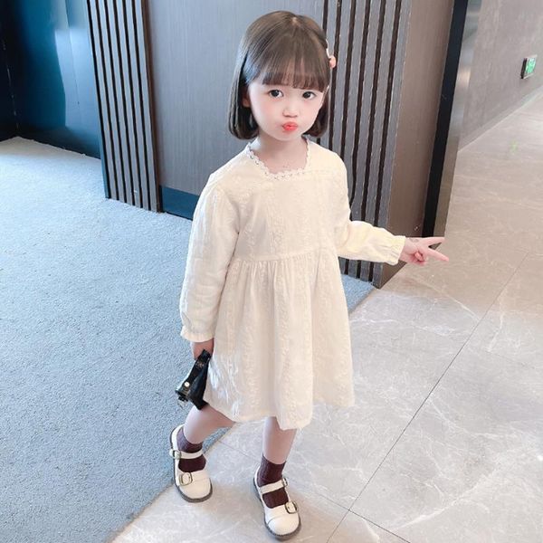 girl's dresses girl dress solid color kids party for girls spring autumn children casual style children's costumes, Red;yellow
girl's dresses girl dress solid color kids party for girls spring autumn children casual style children's costumes, Red;yellow