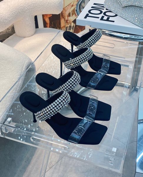 sandals designer high version aw king slippers transparent film pvc open toe high heels sandals women thin heel square head word womenu5ph, Black
sandals designer high version aw king slippers transparent film pvc open toe high heels sandals women thin heel square head word womenu5ph, Black