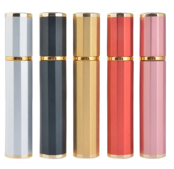 8ml portable glass refillable perfume with atomizer empty aluminum parfum case for traveler
8ml portable glass refillable perfume with atomizer empty aluminum parfum case for traveler