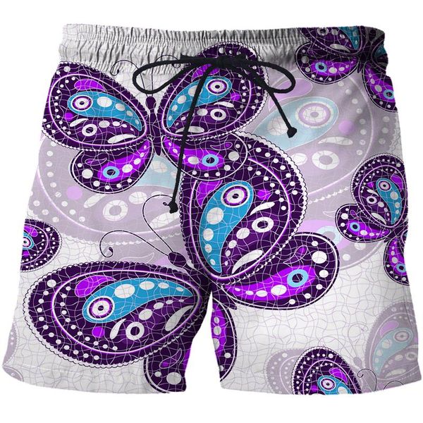 men's shorts men's beach beautiful butterfly print summer swimming pants fashion personalized women's seaside, White;black
men's shorts men's beach beautiful butterfly print summer swimming pants fashion personalized women's seaside, White;black