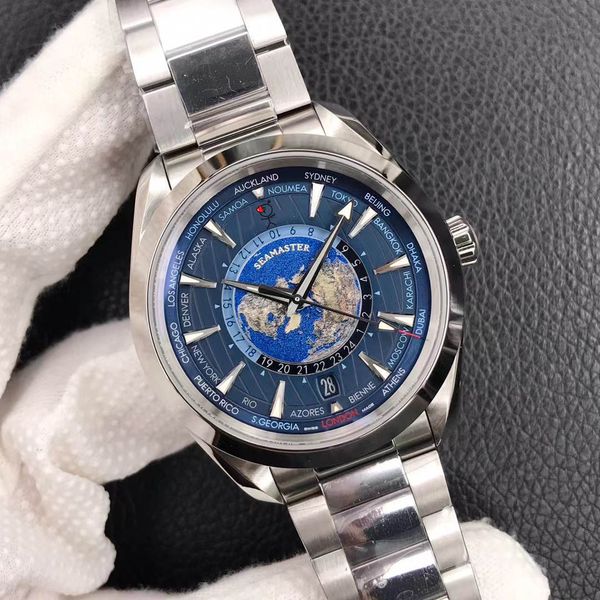 universal time watch automatic machinery 8938 movement 43 mm pure steel quality sapphire glass vs, Slivery;brown
universal time watch automatic machinery 8938 movement 43 mm pure steel quality sapphire glass vs, Slivery;brown