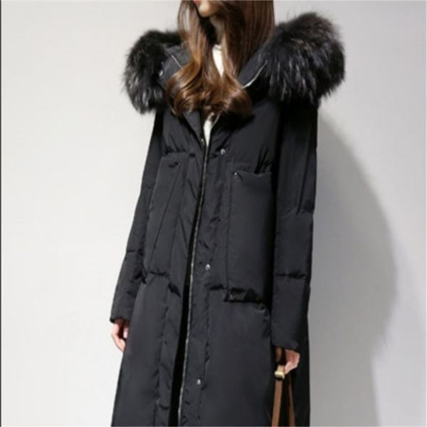 winter women loose thick warm jacket female faux fur collar hooded down cotton coat parkas outwear 201210, Black
winter women loose thick warm jacket female faux fur collar hooded down cotton coat parkas outwear 201210, Black