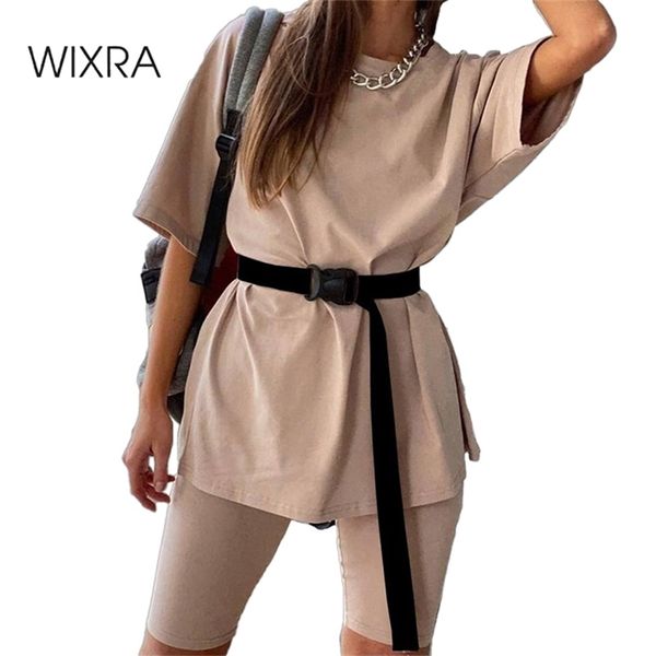 wixra womens suits leisure wear suit with sashes short sleeve tee shorts casual wear womens two pieces sets summer t200701, White
wixra womens suits leisure wear suit with sashes short sleeve tee shorts casual wear womens two pieces sets summer t200701, White