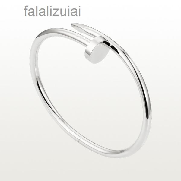 designer carti er nail bracelet designer bracelets luxury jewelry for women fashion bangle titanium steel alloy gold-plated craft never fade, Silver
designer carti er nail bracelet designer bracelets luxury jewelry for women fashion bangle titanium steel alloy gold-plated craft never fade, Silver