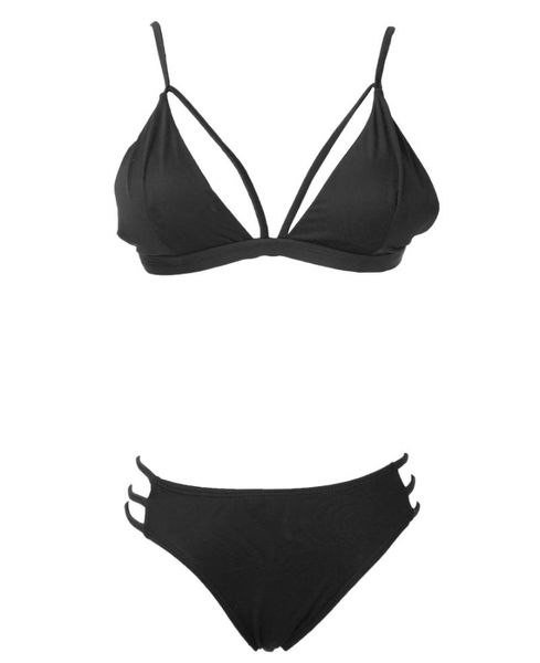 women's swimwear 2022 women bikinis set solid bathing suit padded push-up bra bikini swimsuit beachwear, White;black 
women's swimwear 2022 women bikinis set solid bathing suit padded push-up bra bikini swimsuit beachwear, White;black