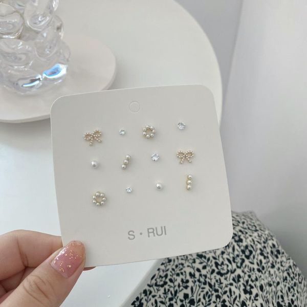 stud s925 fashion temperament pearl bow earrings geometric circle set sweet and romantic girl small tide, Golden;silver
stud s925 fashion temperament pearl bow earrings geometric circle set sweet and romantic girl small tide, Golden;silver