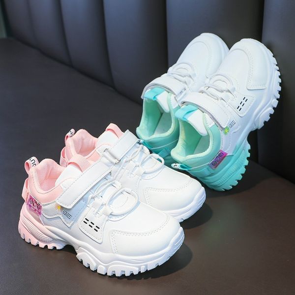 children white sneakers chunky platform hook-loop pu leather autumn waterproof boys girls casual shoes 26-37 fashion kids shoe 220423, Black;red
children white sneakers chunky platform hook-loop pu leather autumn waterproof boys girls casual shoes 26-37 fashion kids shoe 220423, Black;red