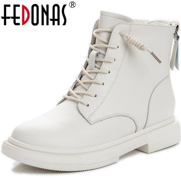 fedonas fashion back zipper shoes woman genuine leather chunky heels motorcycle boots for women wedding party ankle boots women 201105, Black
fedonas fashion back zipper shoes woman genuine leather chunky heels motorcycle boots for women wedding party ankle boots women 201105, Black