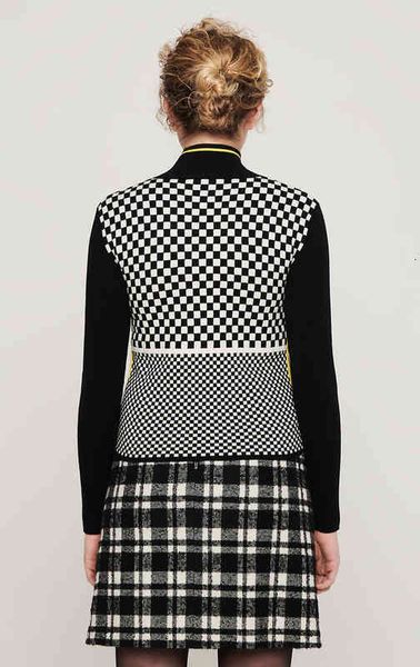 women's knits & tees autumn and winter german high-end es dhaka black white square mosaic wool sweater high neck
women's knits & tees autumn and winter german high-end es dhaka black white square mosaic wool sweater high neck