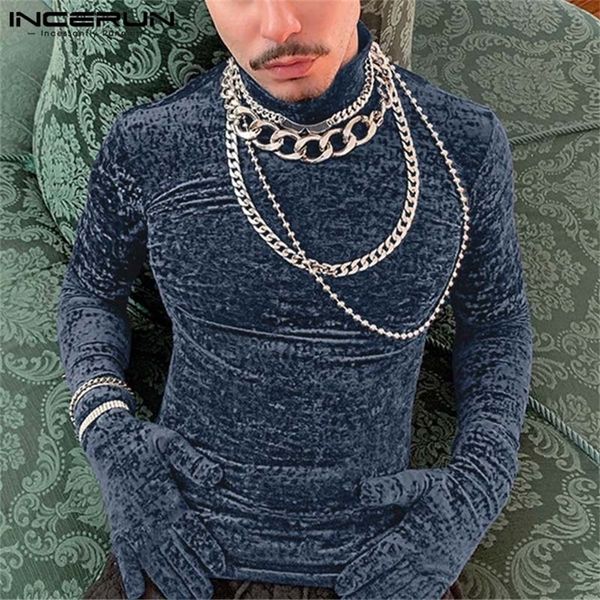 men t shirt velour turtleneck long sleeve gloves cozy men clothing streetwear solid color autumn casual camisetas incerun 7 220611, White;black
men t shirt velour turtleneck long sleeve gloves cozy men clothing streetwear solid color autumn casual camisetas incerun 7 220611, White;black