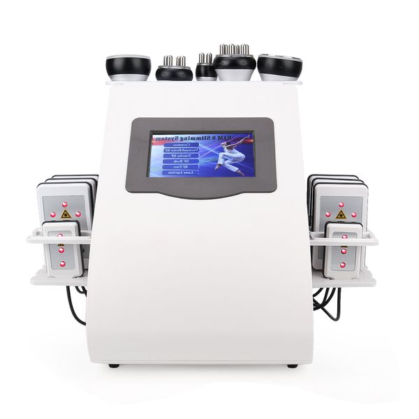 Image of 40K RF Cavitation Ultrasonic 6 In 1 lipo Slimming Machine Rf Lipo Cavitation Machine Weight Lose Sculpting Massager