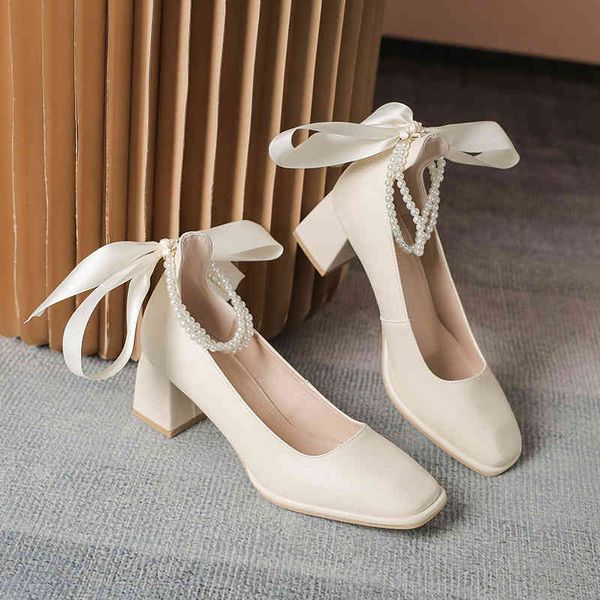 dress shoes women's single shoes korean version square head leather thick heel lefu fashion beaded bow decorative d09g, Black
dress shoes women's single shoes korean version square head leather thick heel lefu fashion beaded bow decorative d09g, Black