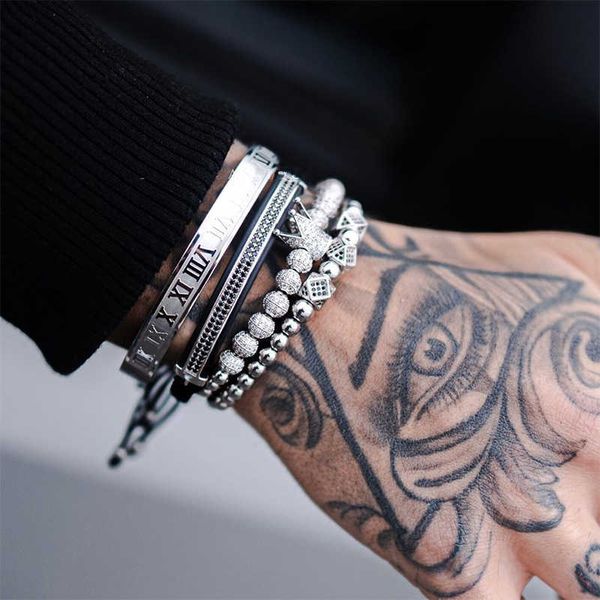 roman numeral titanium steel bracelet couple charm bracelet crown for love bracelets for women men luxury jewelry tainless gift, Golden;silver
roman numeral titanium steel bracelet couple charm bracelet crown for love bracelets for women men luxury jewelry tainless gift, Golden;silver