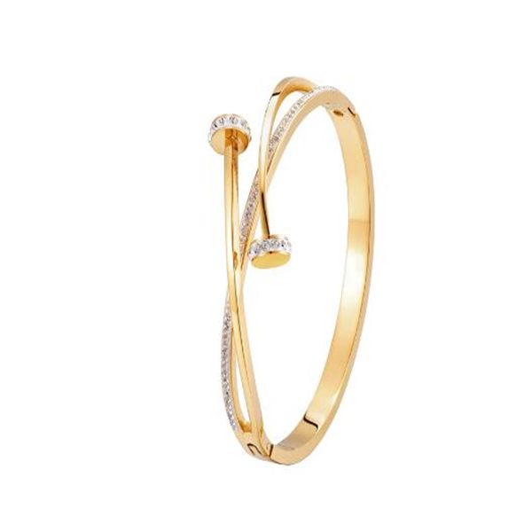 bangle new unique double crystal nail head cross stainless steel bracelet for woman love wedding gift bangle jewelry gc1048, Black
bangle new unique double crystal nail head cross stainless steel bracelet for woman love wedding gift bangle jewelry gc1048, Black