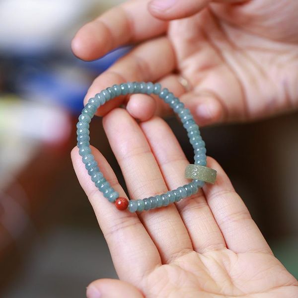 blue water emerald abacus bead single circle bracelet n jade running ring south red accessory fuyun auspicious, Golden;silver
blue water emerald abacus bead single circle bracelet n jade running ring south red accessory fuyun auspicious, Golden;silver