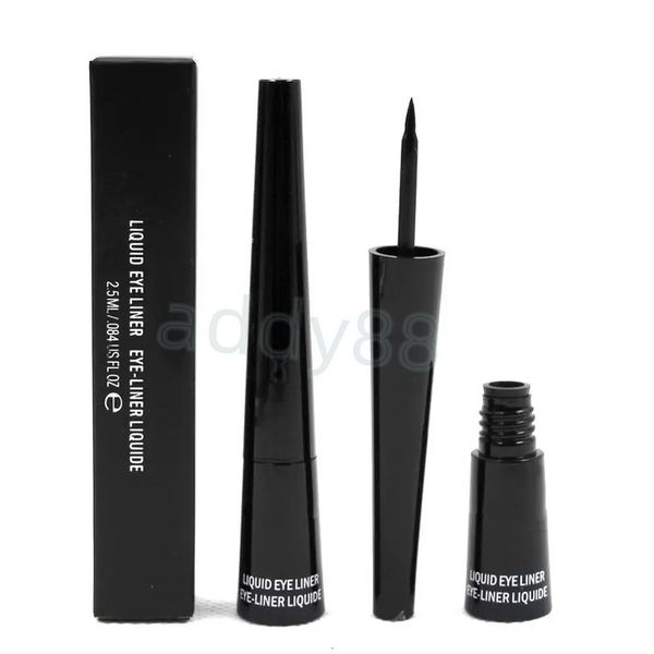 famous brand m eyeliner makeup waterproof liquid eye liner cool black long lasting liner pen with hard brush 2.5ml