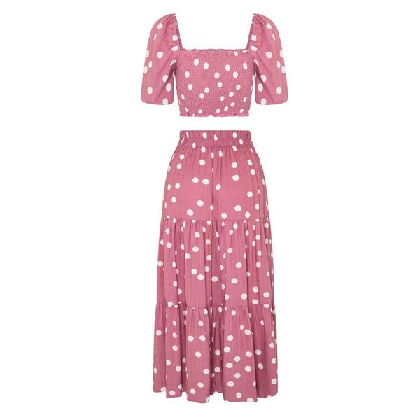 work dresses spring and summerwomen's print polka dot suit skirt fashion folds elastic tube short woman sleeve long, White;black
work dresses spring and summerwomen's print polka dot suit skirt fashion folds elastic tube short woman sleeve long, White;black