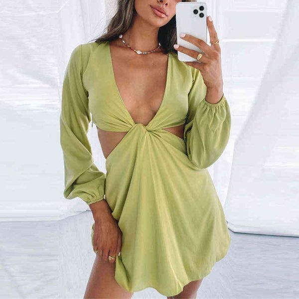 women elegant satin hollow out deep v neck dress 2022 spring female fashion casual chic solid long sleeve party mini dress t220818, Black;gray
women elegant satin hollow out deep v neck dress 2022 spring female fashion casual chic solid long sleeve party mini dress t220818, Black;gray