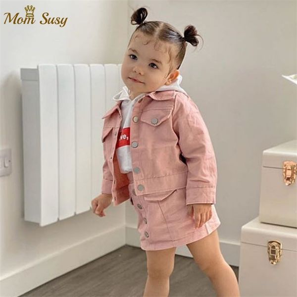 baby girl clothes set cotton infant toddler girls jean jacketdenim skirt 2pcs spring autumn long sleeve clothing sets outfit 220715, White
baby girl clothes set cotton infant toddler girls jean jacketdenim skirt 2pcs spring autumn long sleeve clothing sets outfit 220715, White