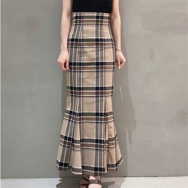 kuzuwata high waist plaid buttocks side split mermaid skirts japan style temperament elegant jupe autumn women faldas 220317, Black
kuzuwata high waist plaid buttocks side split mermaid skirts japan style temperament elegant jupe autumn women faldas 220317, Black