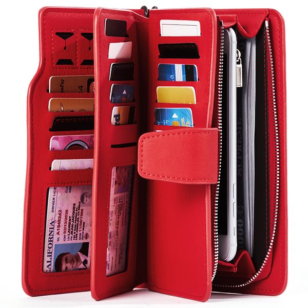 wallet female pu leather wallet leisure purse red style 3fold women wallets long coin purse card holders carteras, Red;black
wallet female pu leather wallet leisure purse red style 3fold women wallets long coin purse card holders carteras, Red;black