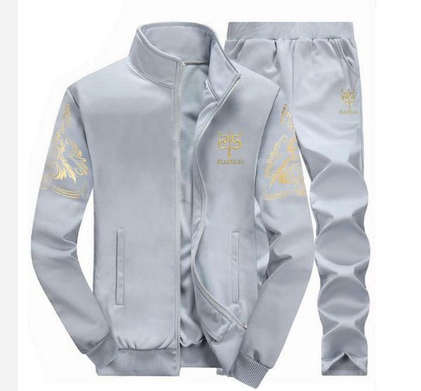 casual men's set brand men tracksuit streetwear 2022 printed sportswear mens two pieces set sweatshirt+pants sports suit, Gray
casual men's set brand men tracksuit streetwear 2022 printed sportswear mens two pieces set sweatshirt+pants sports suit, Gray