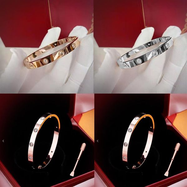 titanium steel love bracelets with box size designer classical bangles rose gold never fade242n, Golden;silver
titanium steel love bracelets with box size designer classical bangles rose gold never fade242n, Golden;silver