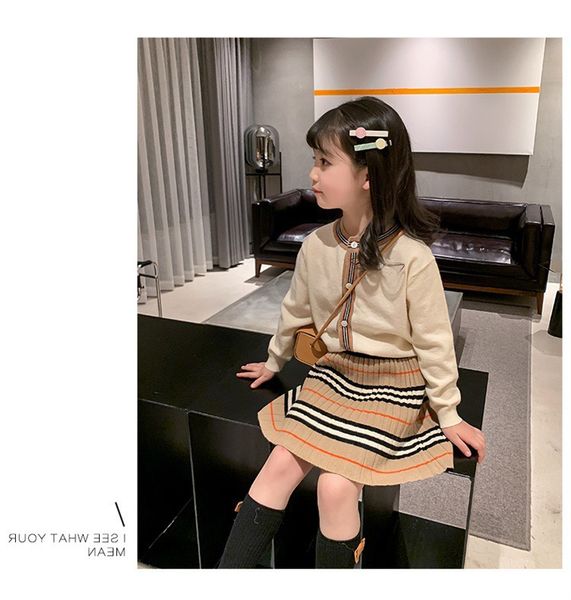 kids designer clothes baby clothes sets autumn new knitted cardigan jacket short sleeve pleated skirt sweater three piece set 100cm-160cm, White
kids designer clothes baby clothes sets autumn new knitted cardigan jacket short sleeve pleated skirt sweater three piece set 100cm-160cm, White