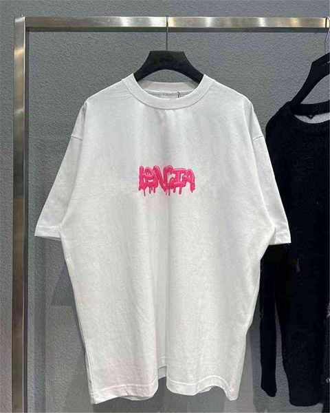 spring ins22ss and summer genuine graffiti english alphabet printing couple paris casual short sleeve t-shirt, White;black
spring ins22ss and summer genuine graffiti english alphabet printing couple paris casual short sleeve t-shirt, White;black