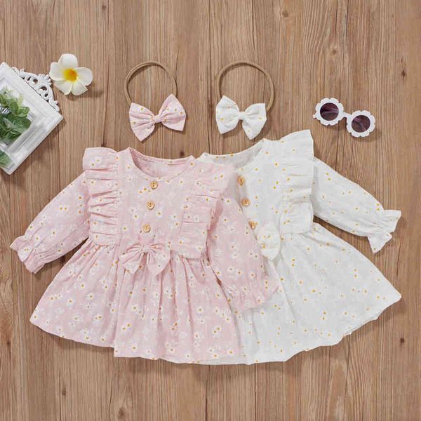 princess baby girls floral dresses ruffle decorated with daisy print long sleeve cotton clothesheadband infant party come l220715, Red;yellow
princess baby girls floral dresses ruffle decorated with daisy print long sleeve cotton clothesheadband infant party come l220715, Red;yellow