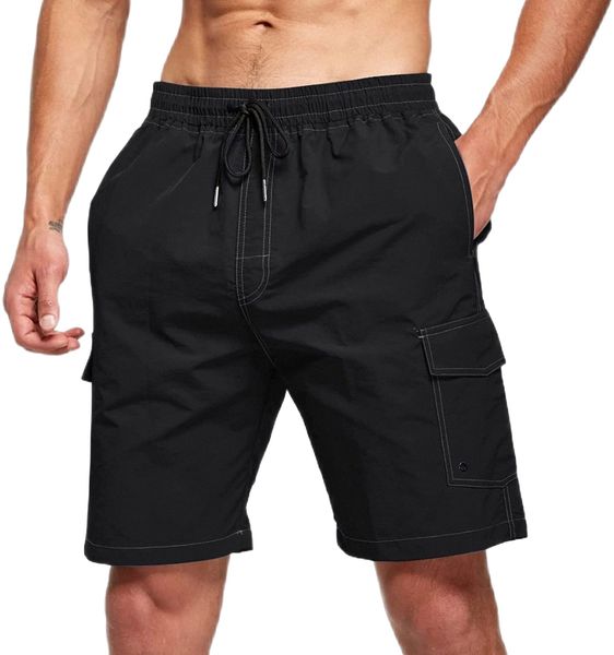 mens beach shorts jogging bottoms summer loose training trousers elastic waistband breathable shorts with pockets b6ad#, White;black
mens beach shorts jogging bottoms summer loose training trousers elastic waistband breathable shorts with pockets b6ad#, White;black