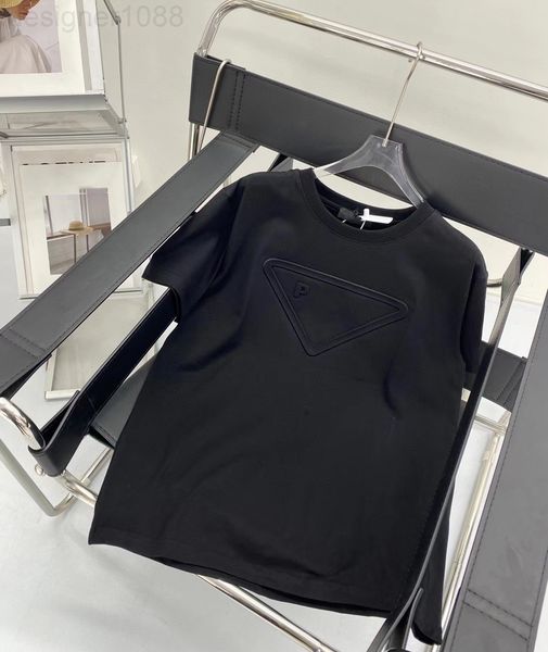 women's t-shirt designer correct version 22 spring and summer new pr letter three-dimensional relief triangle simple fashion loose shor, White
women's t-shirt designer correct version 22 spring and summer new pr letter three-dimensional relief triangle simple fashion loose shor, White
