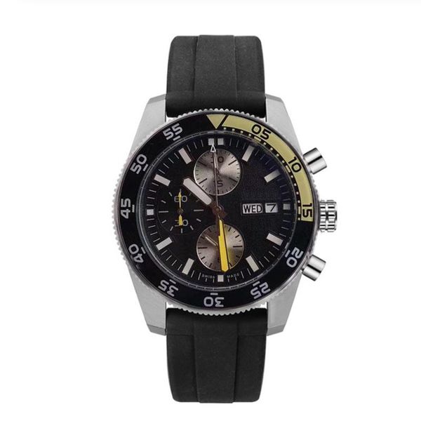 men's military watch multifunctional design japan quartz movement natural rubber band men sport pilot clock wristwatches, Slivery;brown
men's military watch multifunctional design japan quartz movement natural rubber band men sport pilot clock wristwatches, Slivery;brown