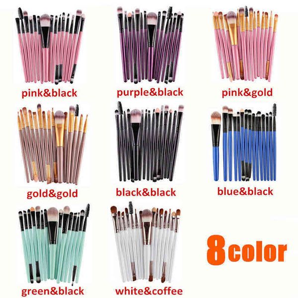 15pcs makeup brushes set eye shadow foundation powder eyeliner eyelash lip make up brush cosmetic beauty tool kit 0311
15pcs makeup brushes set eye shadow foundation powder eyeliner eyelash lip make up brush cosmetic beauty tool kit 0311