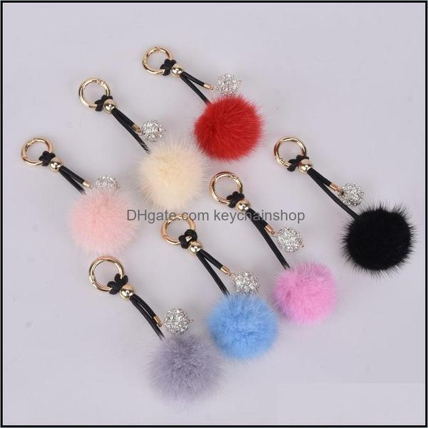 keychains fashion accessories pompon ball key chain for women car or bag ring charms accessory holder jewelry keychain drop delivery 2021 cw, Silver
keychains fashion accessories pompon ball key chain for women car or bag ring charms accessory holder jewelry keychain drop delivery 2021 cw, Silver