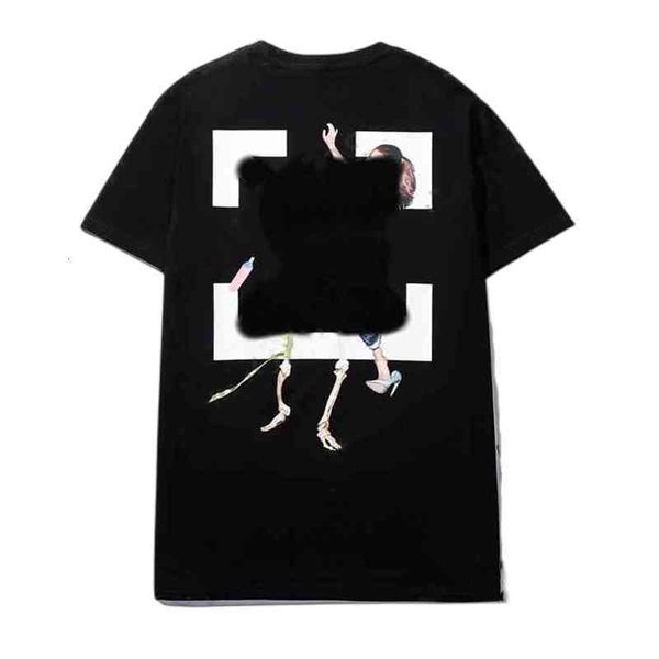 off t shirt off men's t-shirts chao br spring summer co bred skull girl design short sleeve for men and women printed letter x on the b, White;black
off t shirt off men's t-shirts chao br spring summer co bred skull girl design short sleeve for men and women printed letter x on the b, White;black