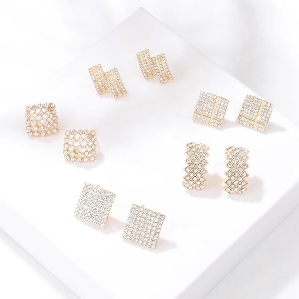 fashion exquisite geometric shape ear stud women ladies classic elegant shiny rhinestones pendant earrings ear jewelry gifts, Golden;silver
fashion exquisite geometric shape ear stud women ladies classic elegant shiny rhinestones pendant earrings ear jewelry gifts, Golden;silver
