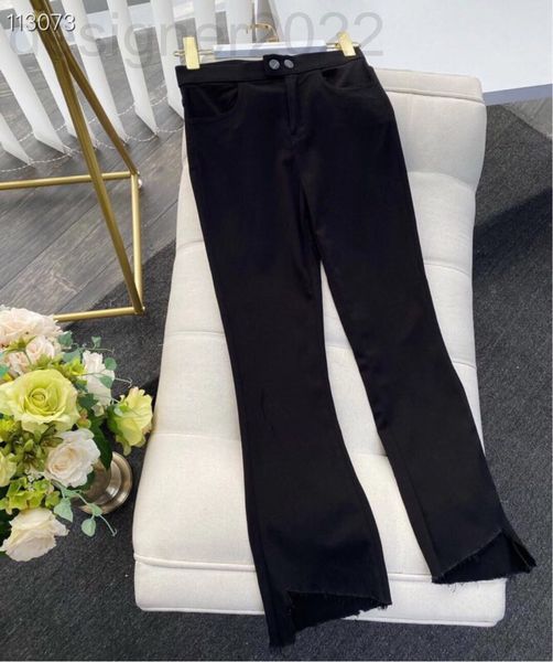 women's jeans designer spring and summer thin black women's pants with irregular hem slightly flared nine leggings magic y02m, Blue
women's jeans designer spring and summer thin black women's pants with irregular hem slightly flared nine leggings magic y02m, Blue