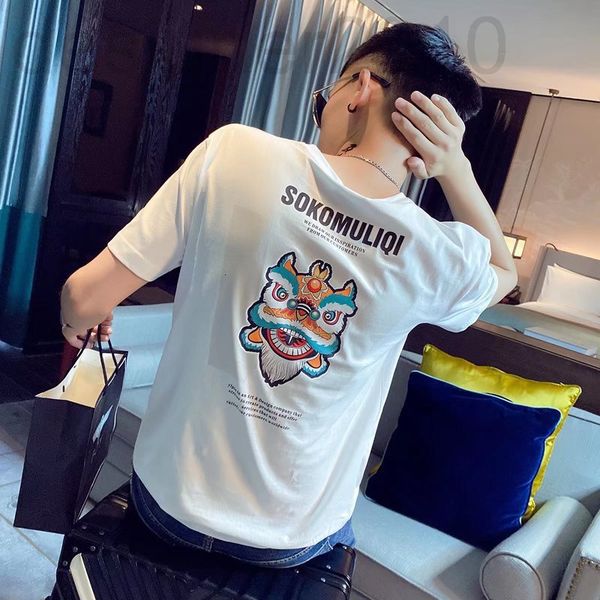 men's t-shirts designer 2021 summer new men's short sleeve t-shirt fashion pure cotton half clothes brand slim fit lmj4, White;black
men's t-shirts designer 2021 summer new men's short sleeve t-shirt fashion pure cotton half clothes brand slim fit lmj4, White;black