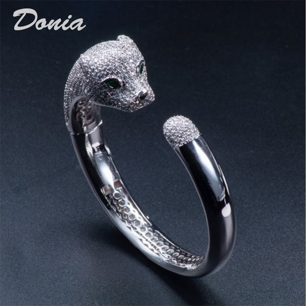 donia jewelry luxury bangle party european and american fashion large classic animal micro-inlaid zircon bracelet ring set women's desi, Black
donia jewelry luxury bangle party european and american fashion large classic animal micro-inlaid zircon bracelet ring set women's desi, Black