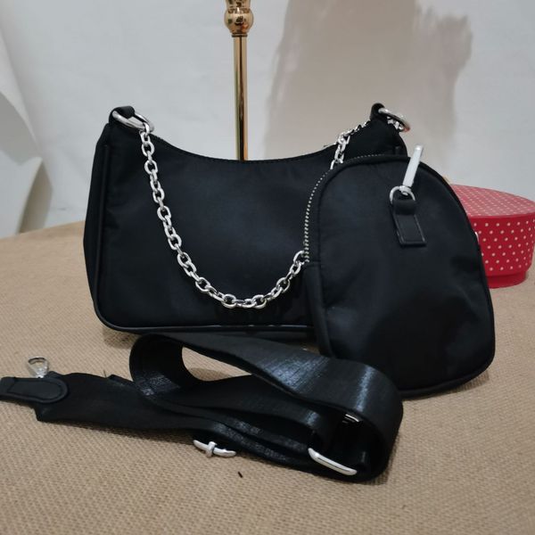 fashion accessories 2022 new designer p nylon da handbag korean fashion three-in-one crossbody bag, Silver
fashion accessories 2022 new designer p nylon da handbag korean fashion three-in-one crossbody bag, Silver