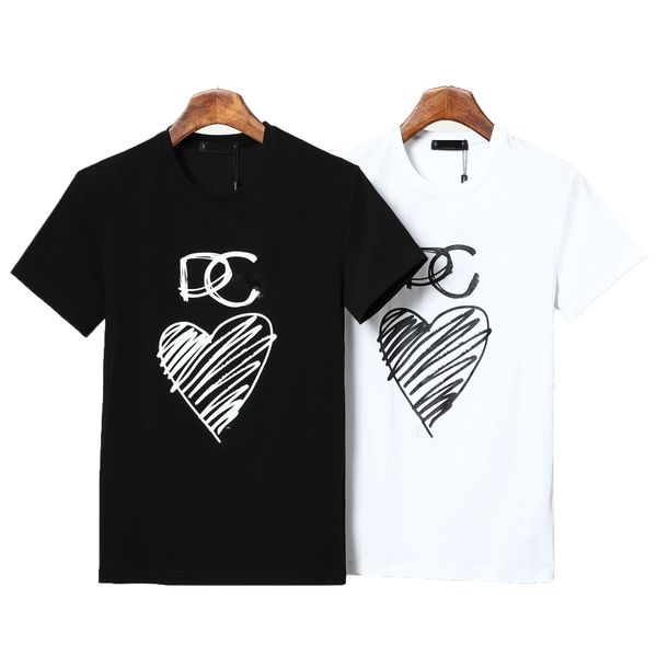 2022 new summer european and american designer men's t-shirt fashion casual letter print cotton paris fashion couple for men and women, White;black
2022 new summer european and american designer men's t-shirt fashion casual letter print cotton paris fashion couple for men and women, White;black