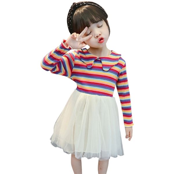 dresses for girls rainbow stirped princess dress for baby girls mesh child dress patchwork clothes for girls 210412, Red;yellow
dresses for girls rainbow stirped princess dress for baby girls mesh child dress patchwork clothes for girls 210412, Red;yellow
