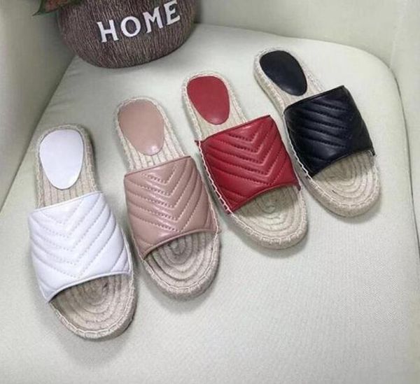 2021 designer women slipper leather espadrille sandal luxury flat platform sscandals with the double metal beach weave shoe, Black
2021 designer women slipper leather espadrille sandal luxury flat platform sscandals with the double metal beach weave shoe, Black