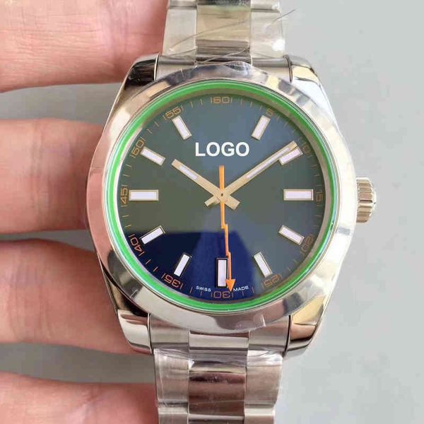 luxury mens mechanical watch custom 40mm green glass automatic hand for men swiss es brand wristwatch, Slivery;brown
luxury mens mechanical watch custom 40mm green glass automatic hand for men swiss es brand wristwatch, Slivery;brown