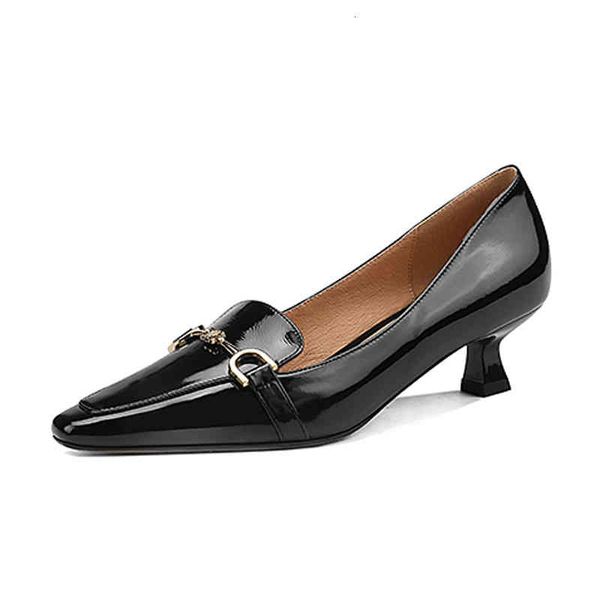 dress shoes summer and autumn women's shoes small square head thin middle heels metal buckle four seasons commuting simple shallow mout, Black
dress shoes summer and autumn women's shoes small square head thin middle heels metal buckle four seasons commuting simple shallow mout, Black
