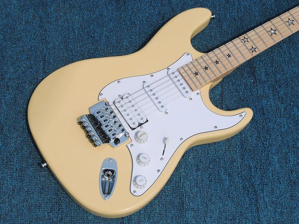 st electric guitar, five star scale, floyd rose tremolo system double swing electric guitar
st electric guitar, five star scale, floyd rose tremolo system double swing electric guitar