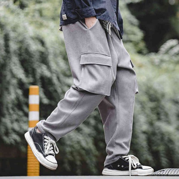 men's pants madden work clothes suede gray large pocket pants loose middle waist small foot harlan men's autumn and winter kguw, Black
men's pants madden work clothes suede gray large pocket pants loose middle waist small foot harlan men's autumn and winter kguw, Black